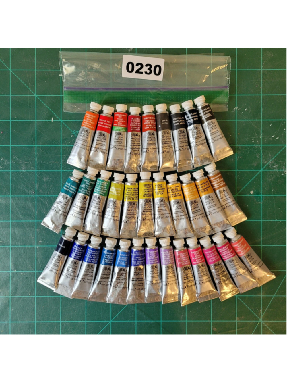 33 Winsor & Newtown Professional Watercolor 5ml Tubes #0230